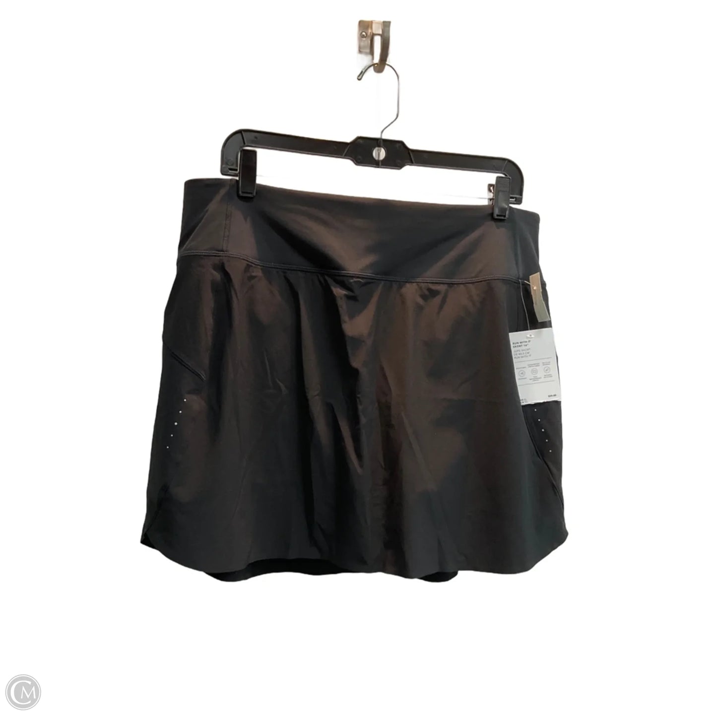 Athletic Skort By Athleta In Black, Size: Xl