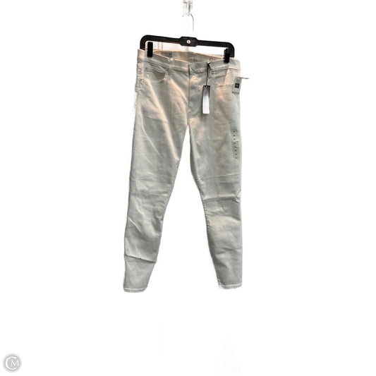 Jeans Skinny By Gap In White Denim, Size: 12