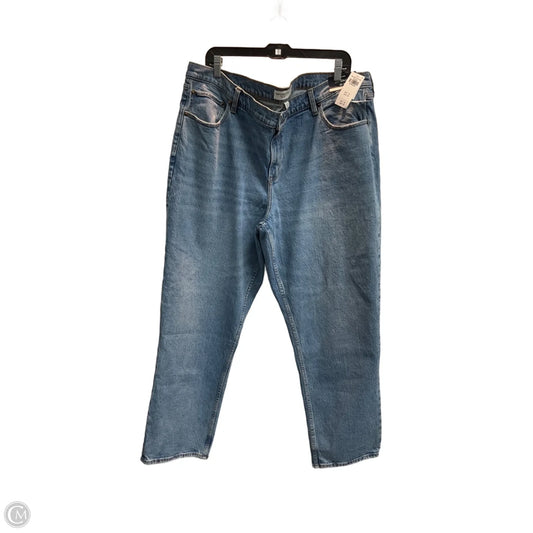 Jeans Straight By Abercrombie And Fitch In Blue Denim, Size: 20