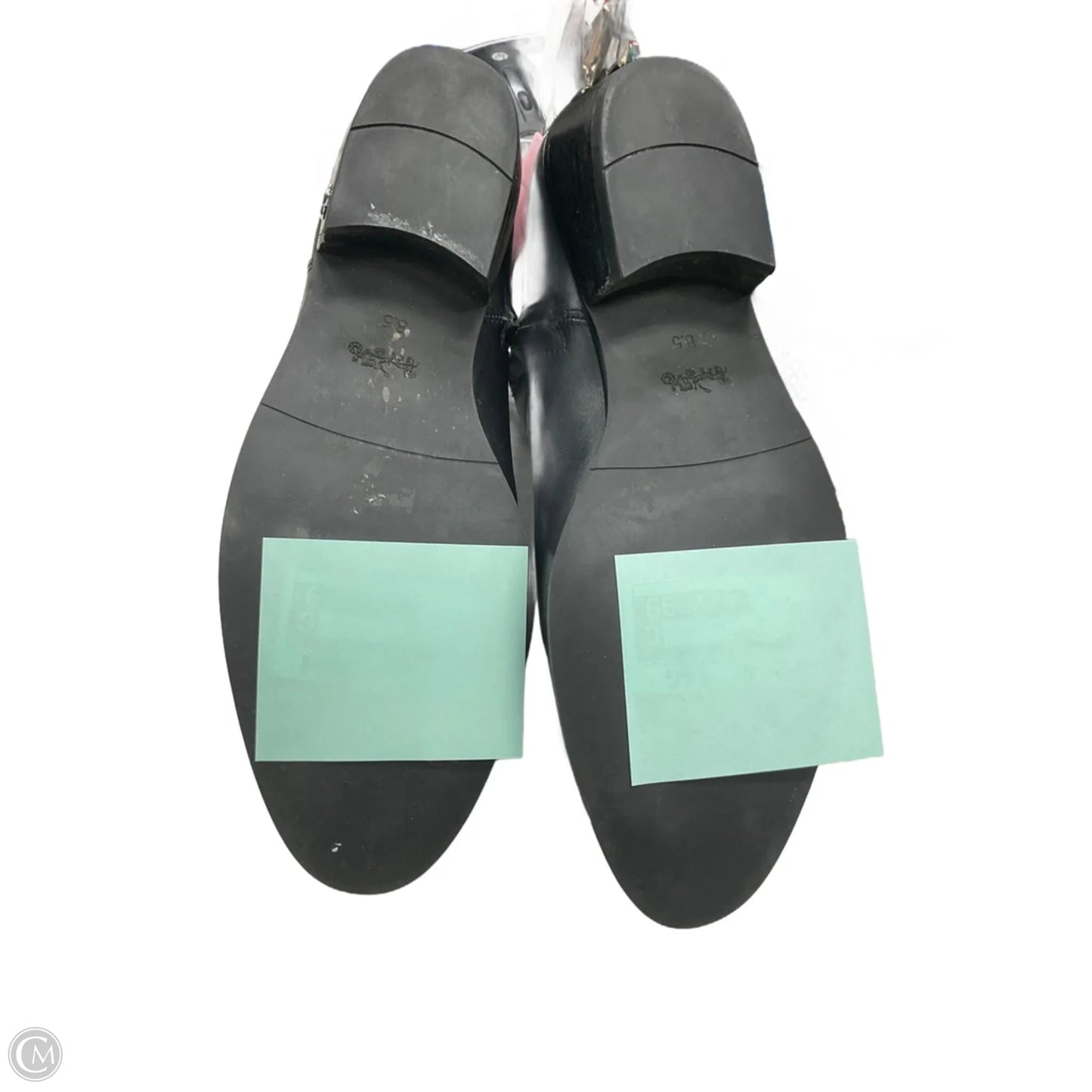 Boots Designer By Coach In Black, Size: 8.5