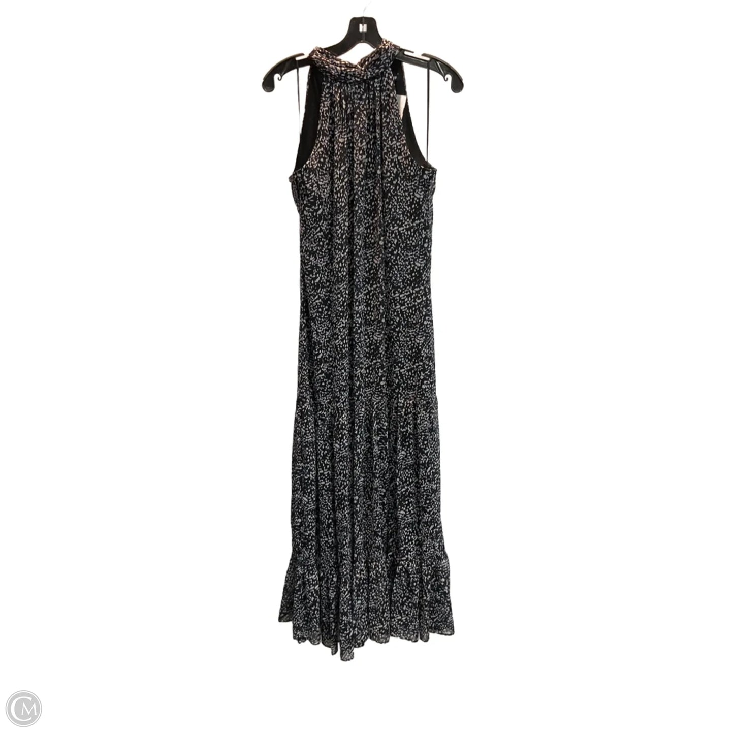 Dress Party Long By Express In Black & Blue, Size: S