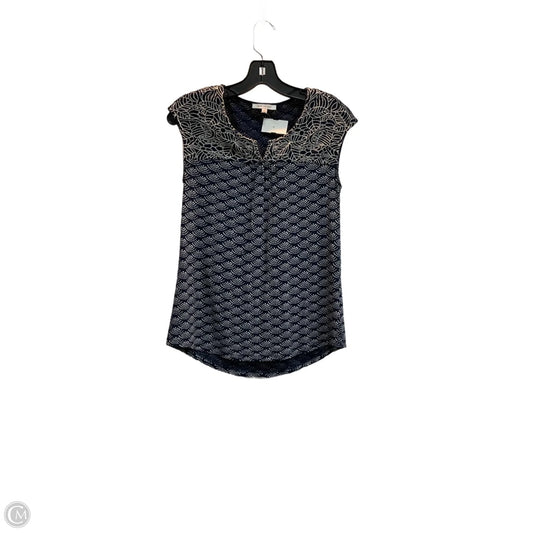 Top Sleeveless By Skies Are Blue In Navy, Size: Xs