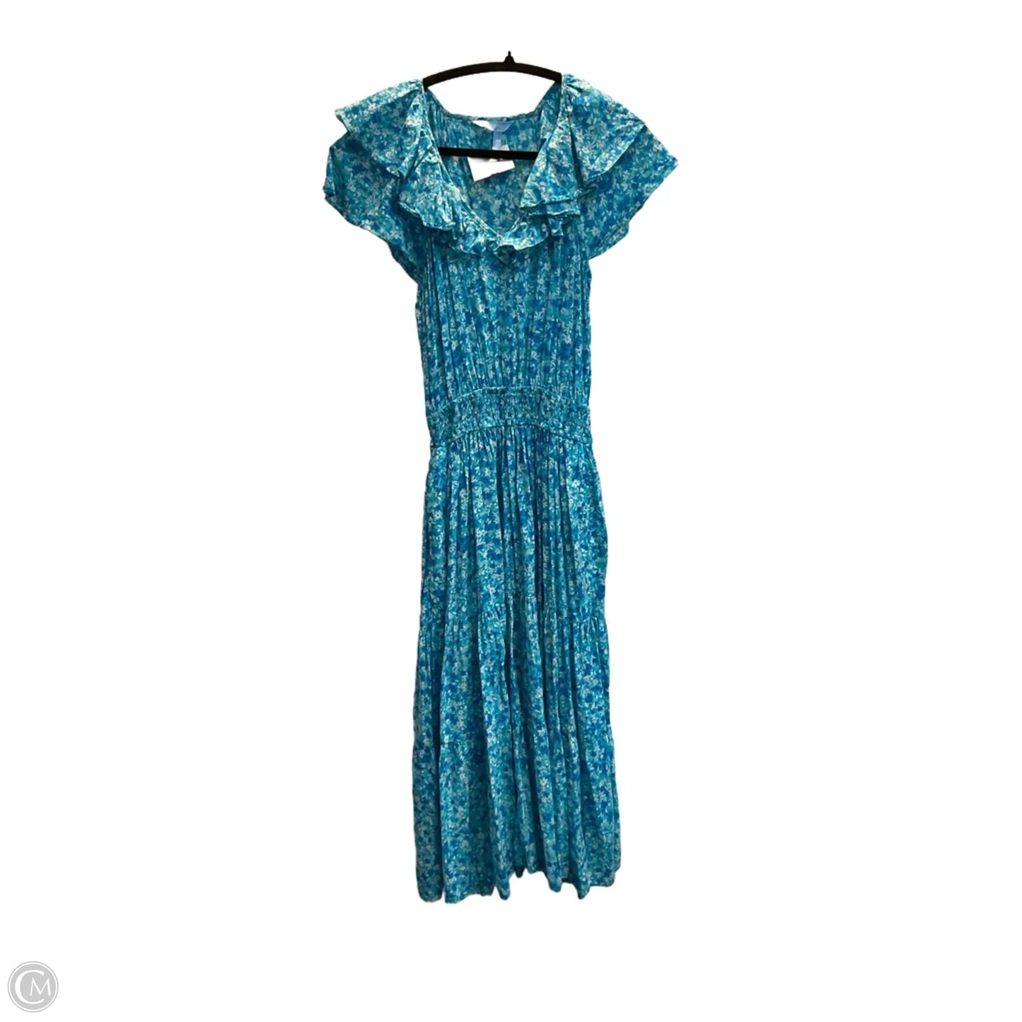 Dress Casual Midi By Draper James In Blue, Size: S