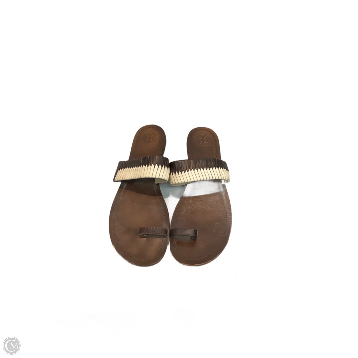 Sandals Designer By Tory Burch In Brown, Size: 9