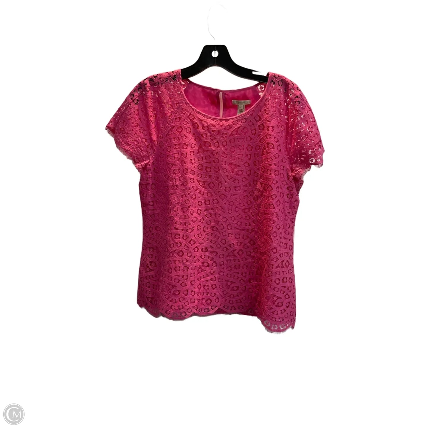 Top Short Sleeve By J. Crew In Pink, Size: S
