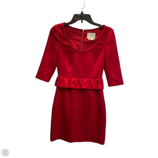 Dress Designer By Kate Spade In Red, Size: Xs