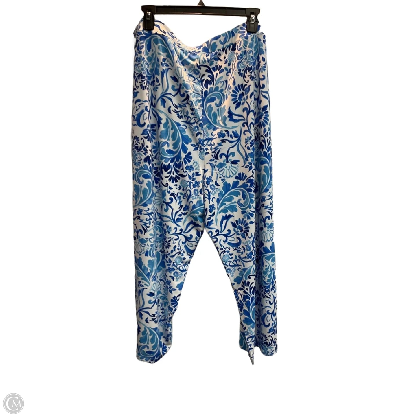 Capris By Susan Graver In Blue & White, Size: 24