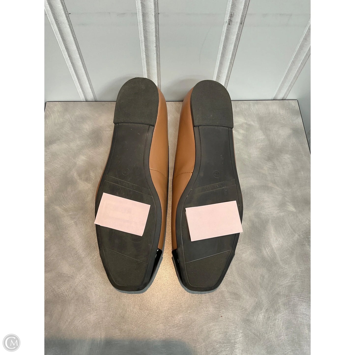 Shoes Flats By Nine West In Black & Brown, Size: 10