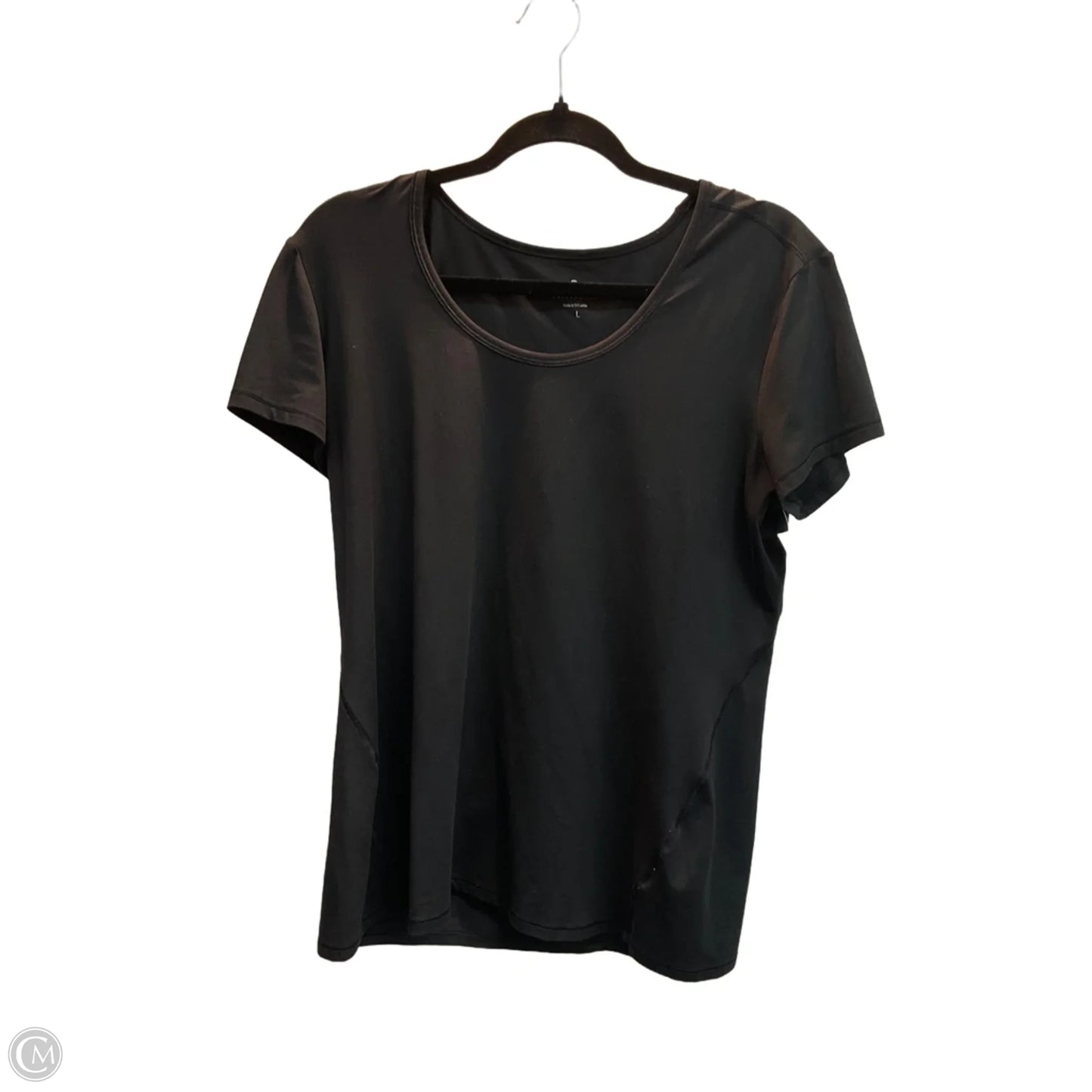Top Short Sleeve Basic By Athleta In Black, Size: L