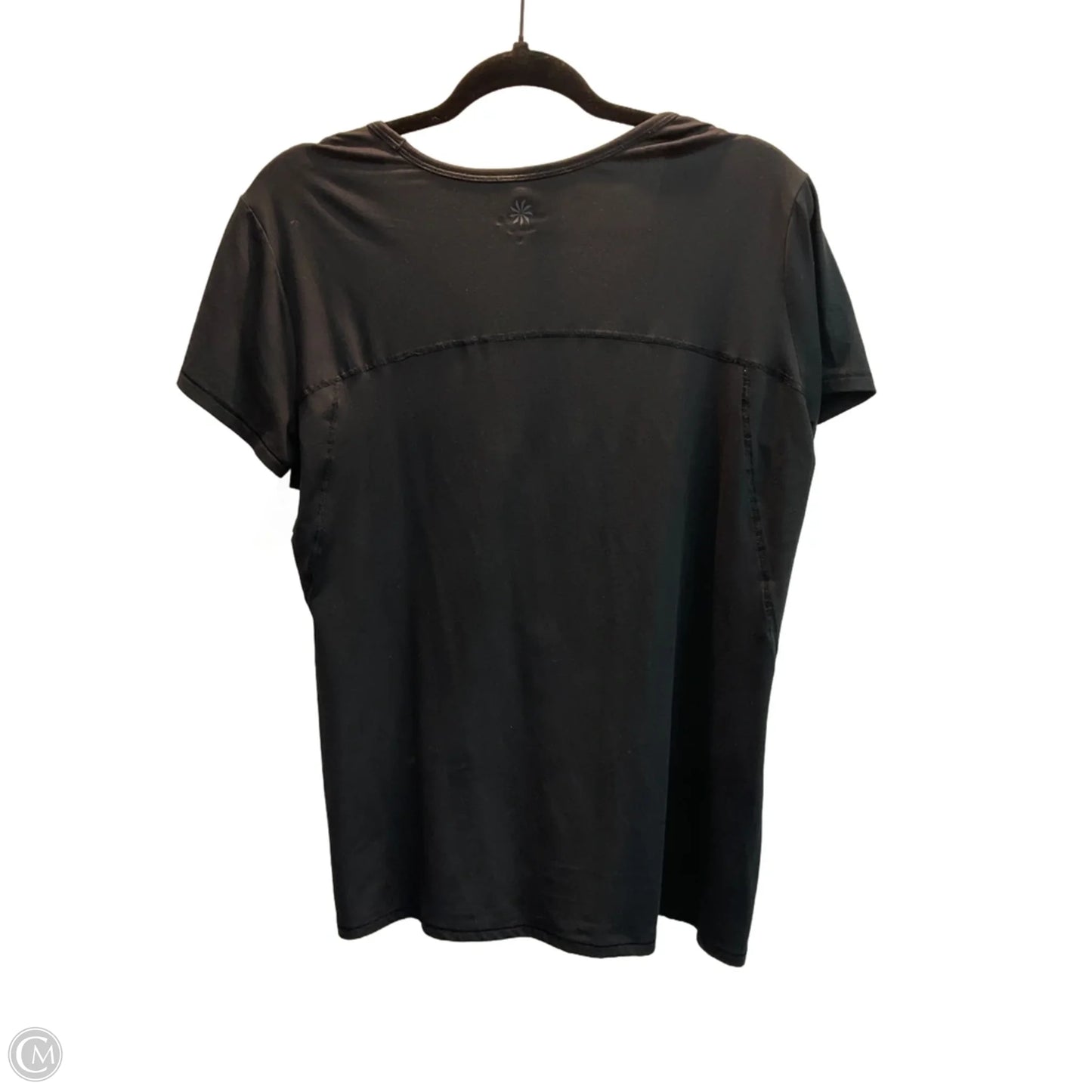 Top Short Sleeve Basic By Athleta In Black, Size: L