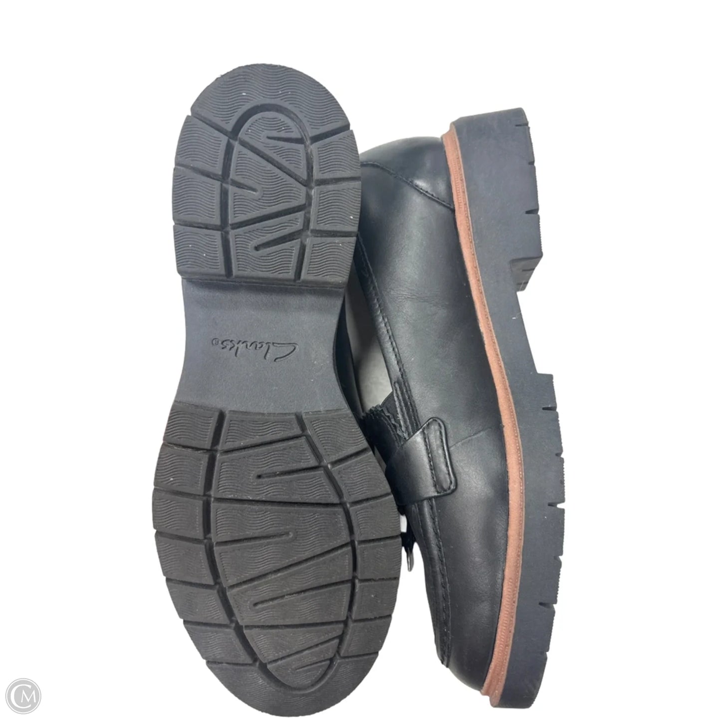 Shoes Flats By Clarks In Black, Size: 7