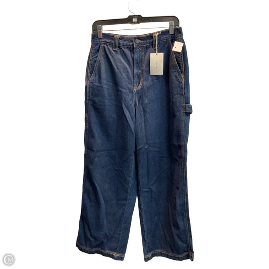 Jeans Wide Leg By Cello In Blue Denim, Size: 8