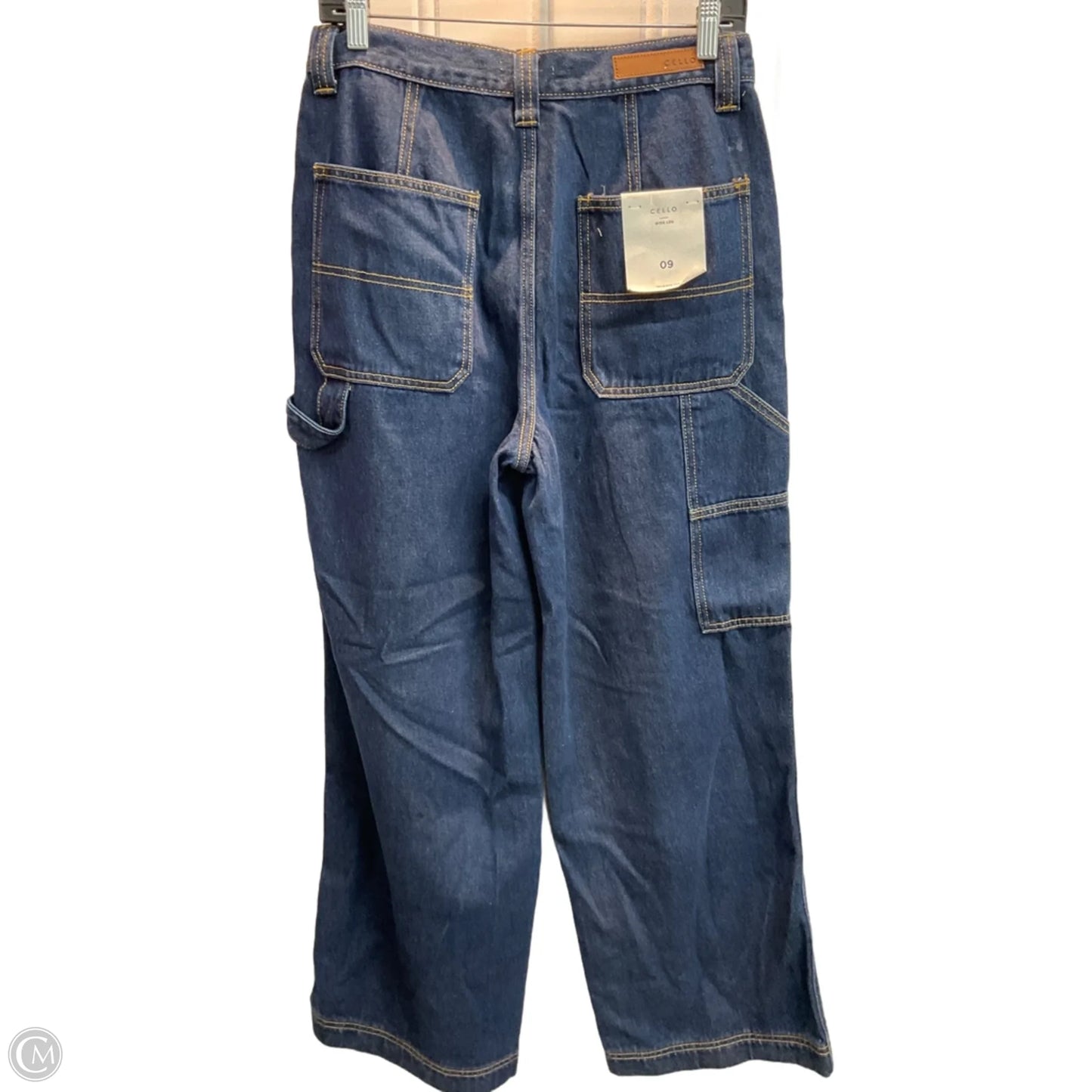 Jeans Wide Leg By Cello In Blue Denim, Size: 8