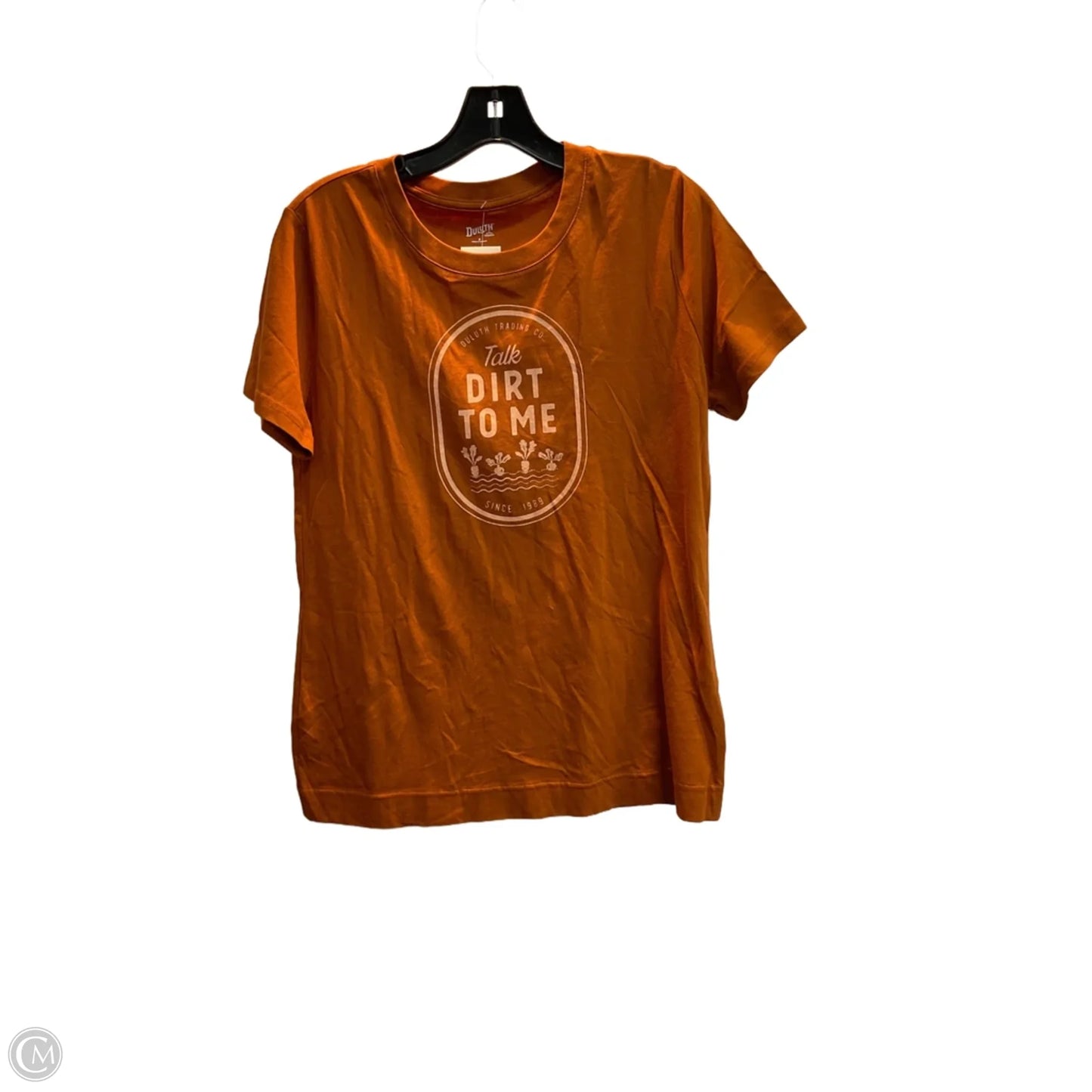 Top Short Sleeve Basic By Duluth Trading In Orange, Size: S