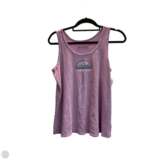 Tank Top By Life Is Good In Purple, Size: M