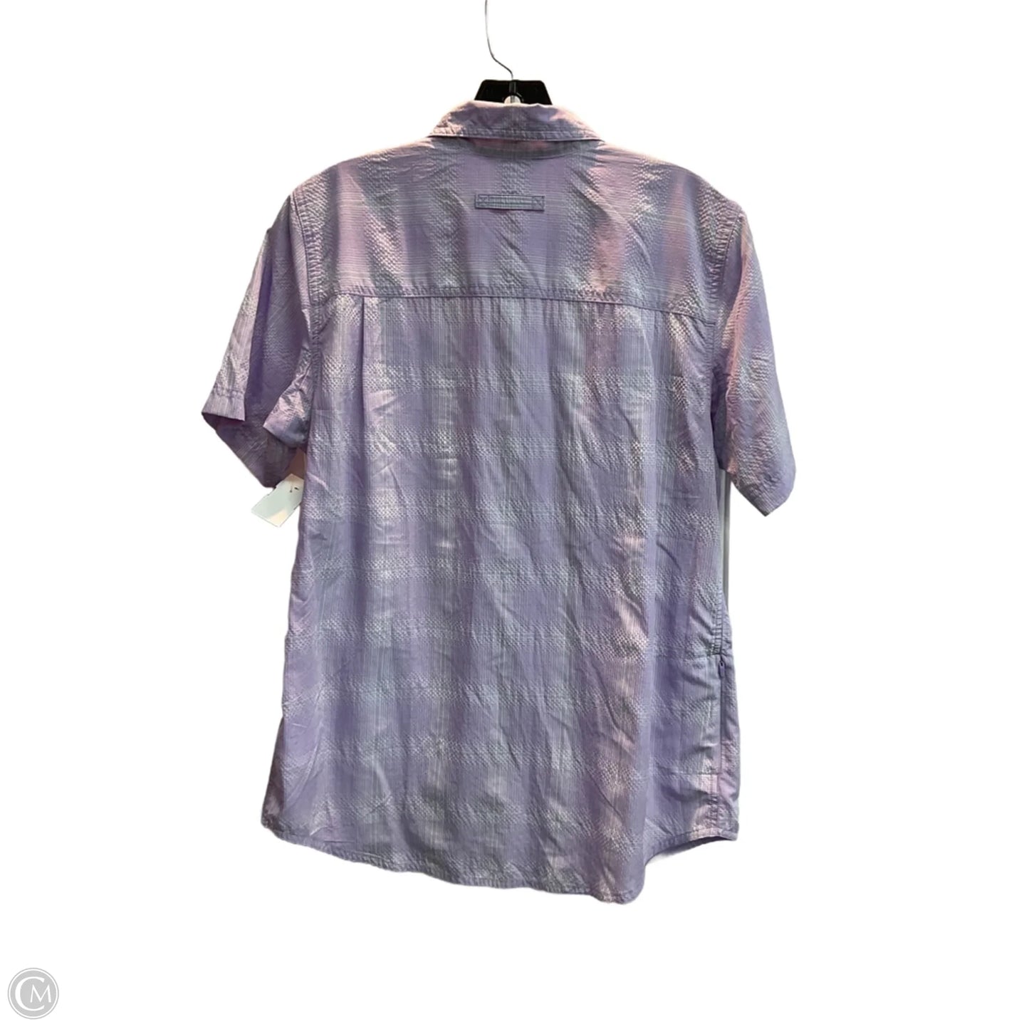 Blouse Short Sleeve By Duluth Trading In Purple, Size: S