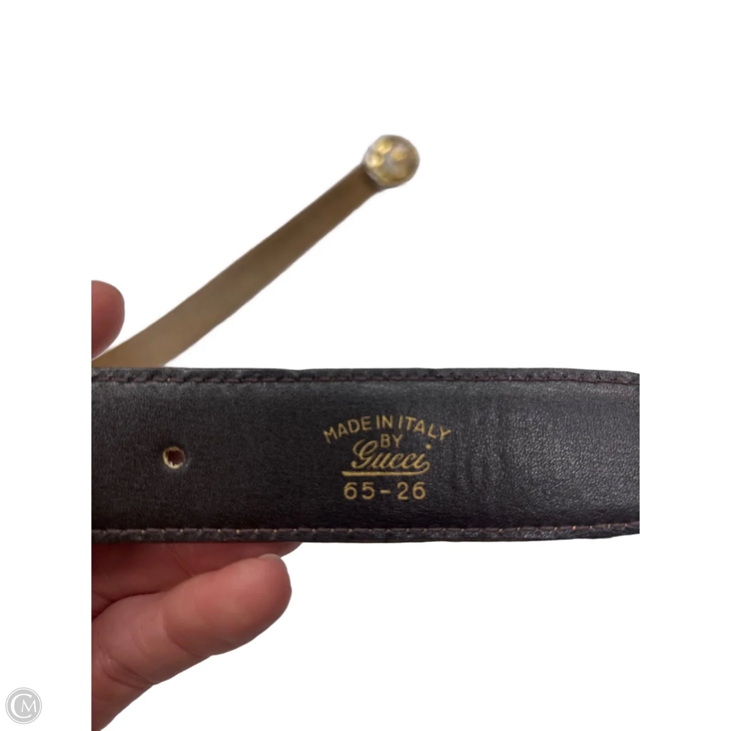 Belt Luxury Designer By Gucci, Size: Small