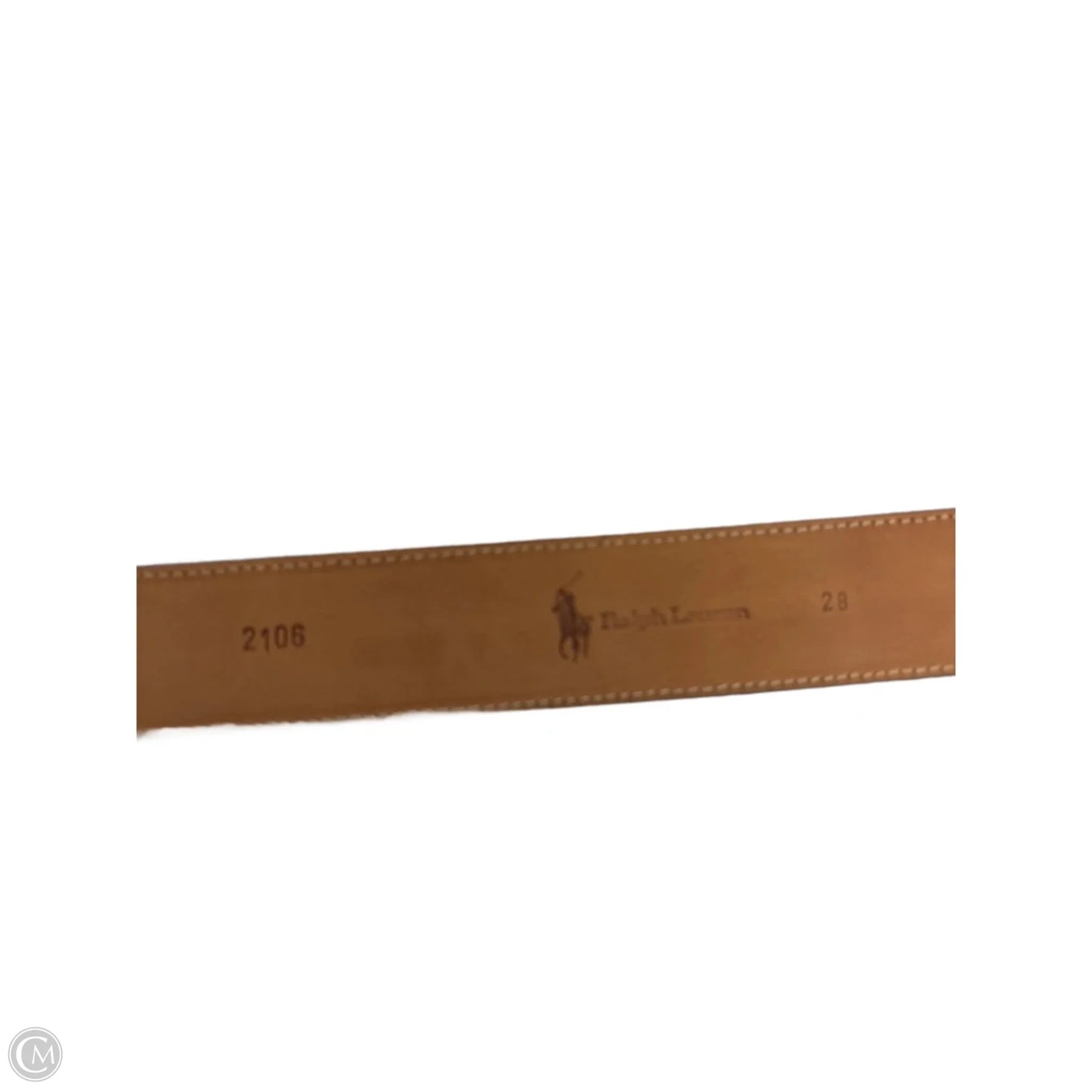 Belt Leather By Ralph Lauren, Size: Small