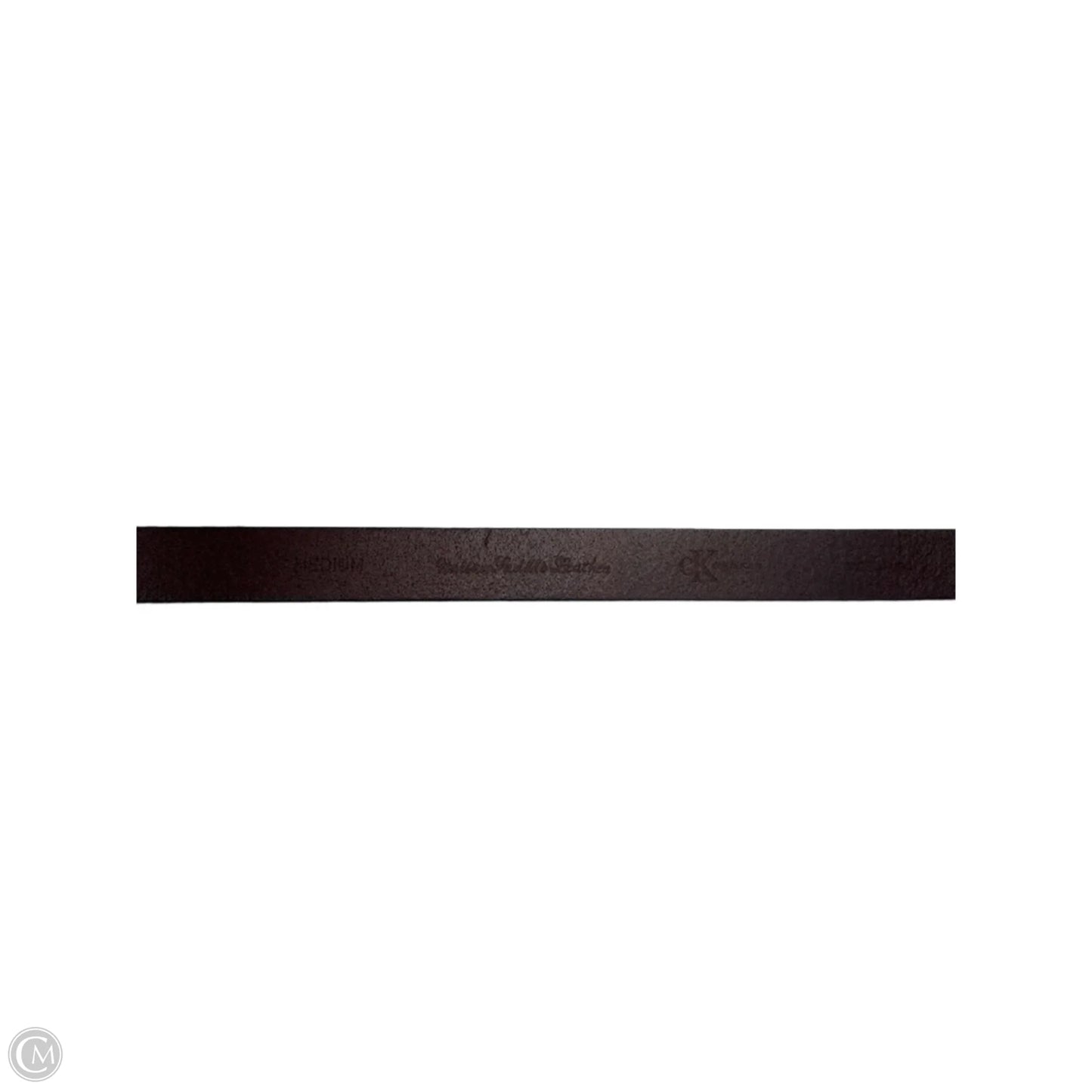 Belt Leather By Calvin Klein, Size: Medium