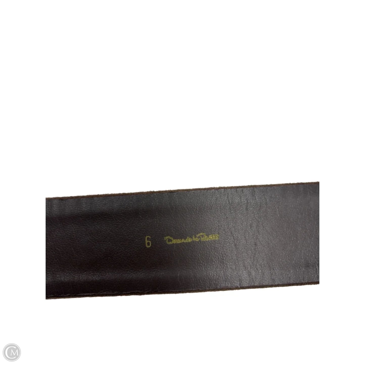 Belt Luxury Designer By Oscar De La Renta, Size: Small