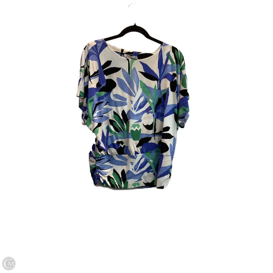 Top Short Sleeve By Chicos In Multi-colored, Size: L