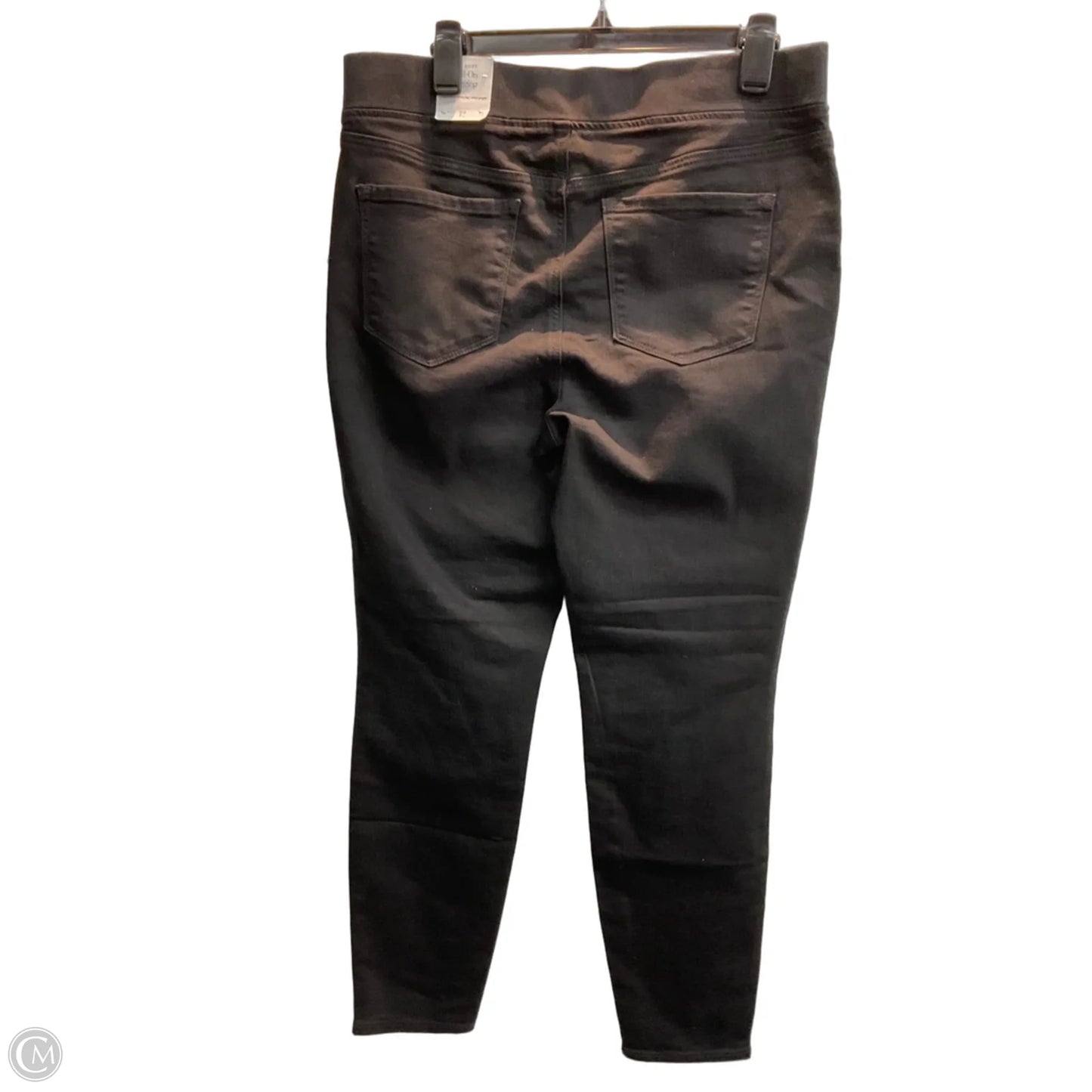 Jeans Jeggings By Talbots In Black Denim, Size: 12