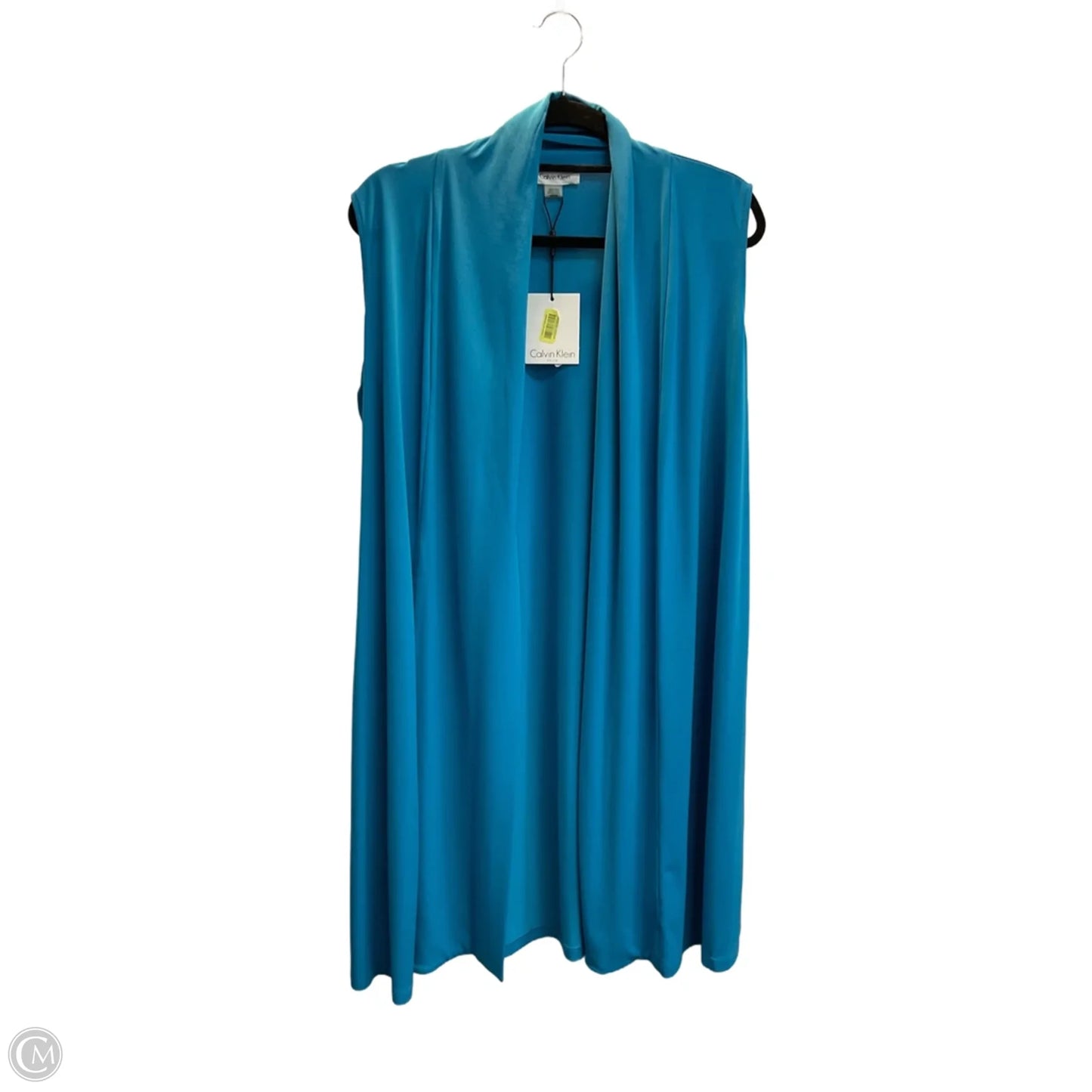 Shawl By Calvin Klein In Blue, Size: L