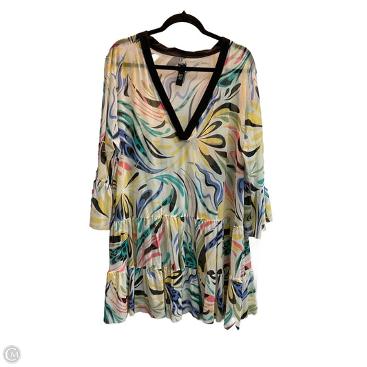 Swimwear Cover-up By Clothes Mentor In Multi-colored, Size: Xl