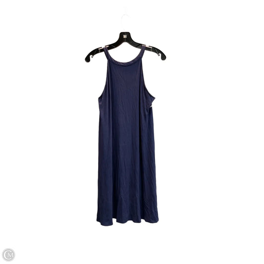 Dress Casual Midi By Time And Tru In Blue, Size: M