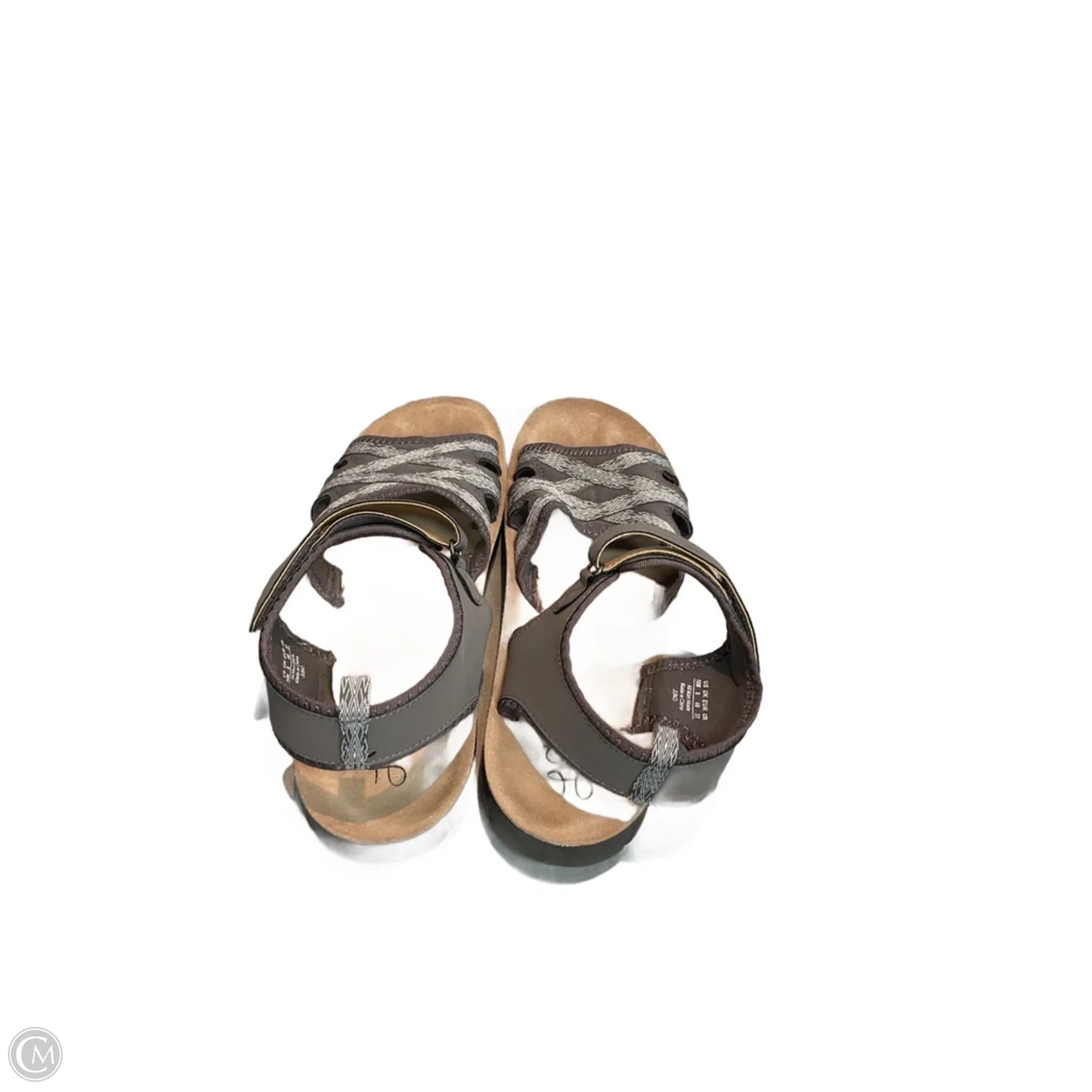 Sandals Flats By Life Stride In Grey, Size: 10