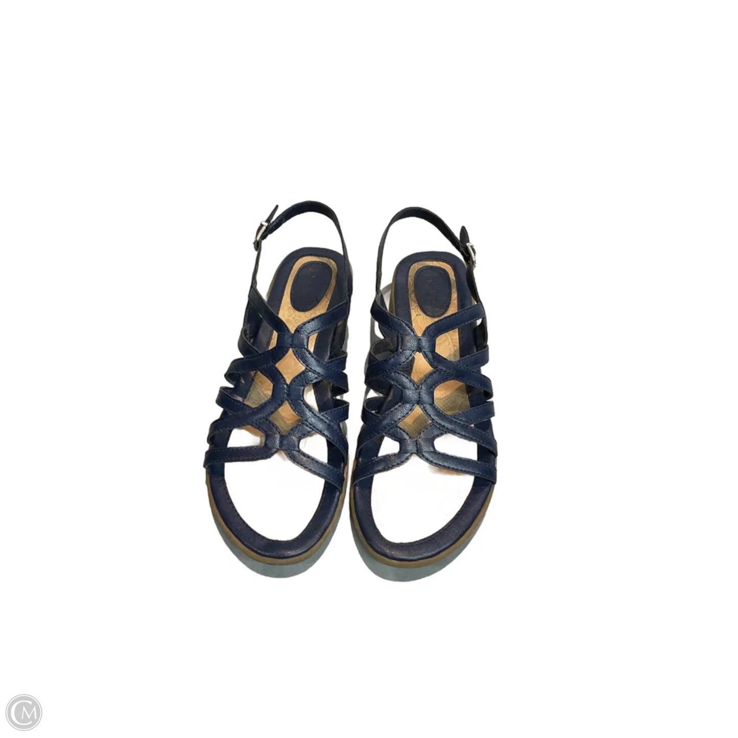Sandals Flats By Boc In Blue, Size: 10