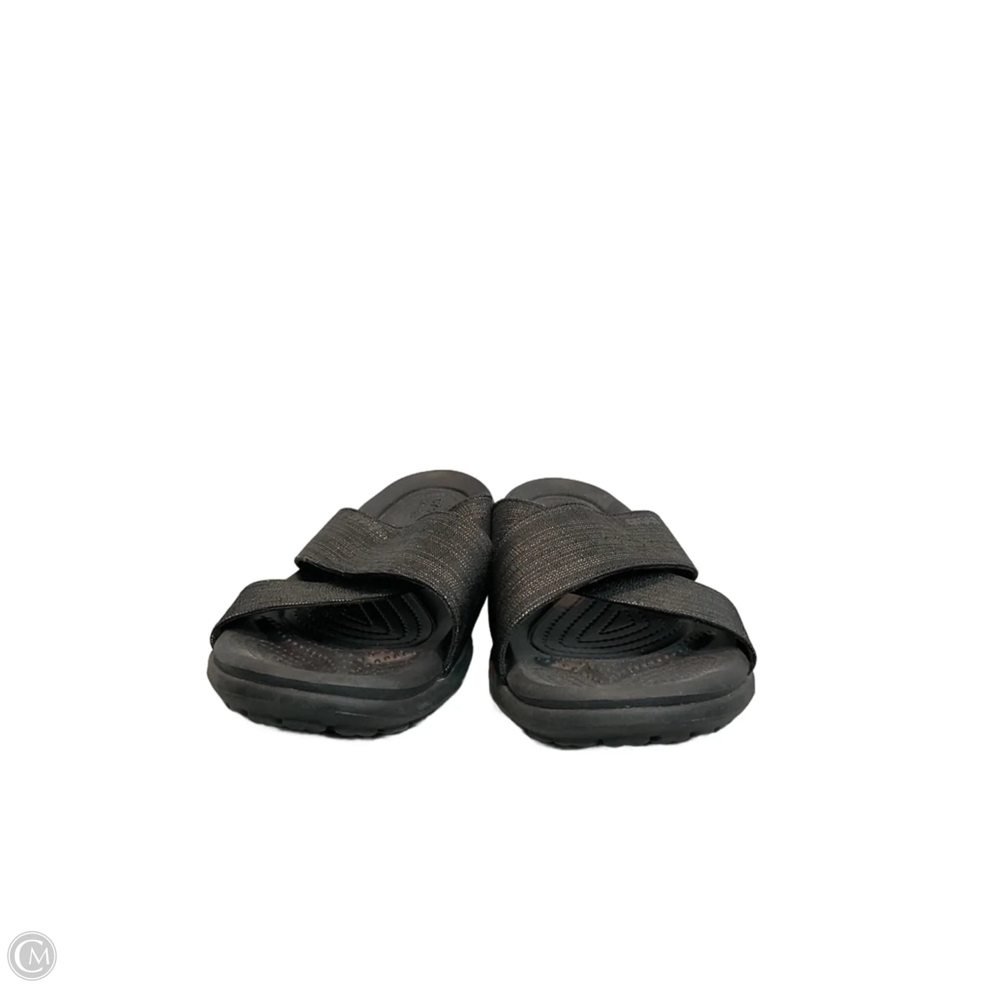 Sandals Sport By Crocs In Black, Size: 10