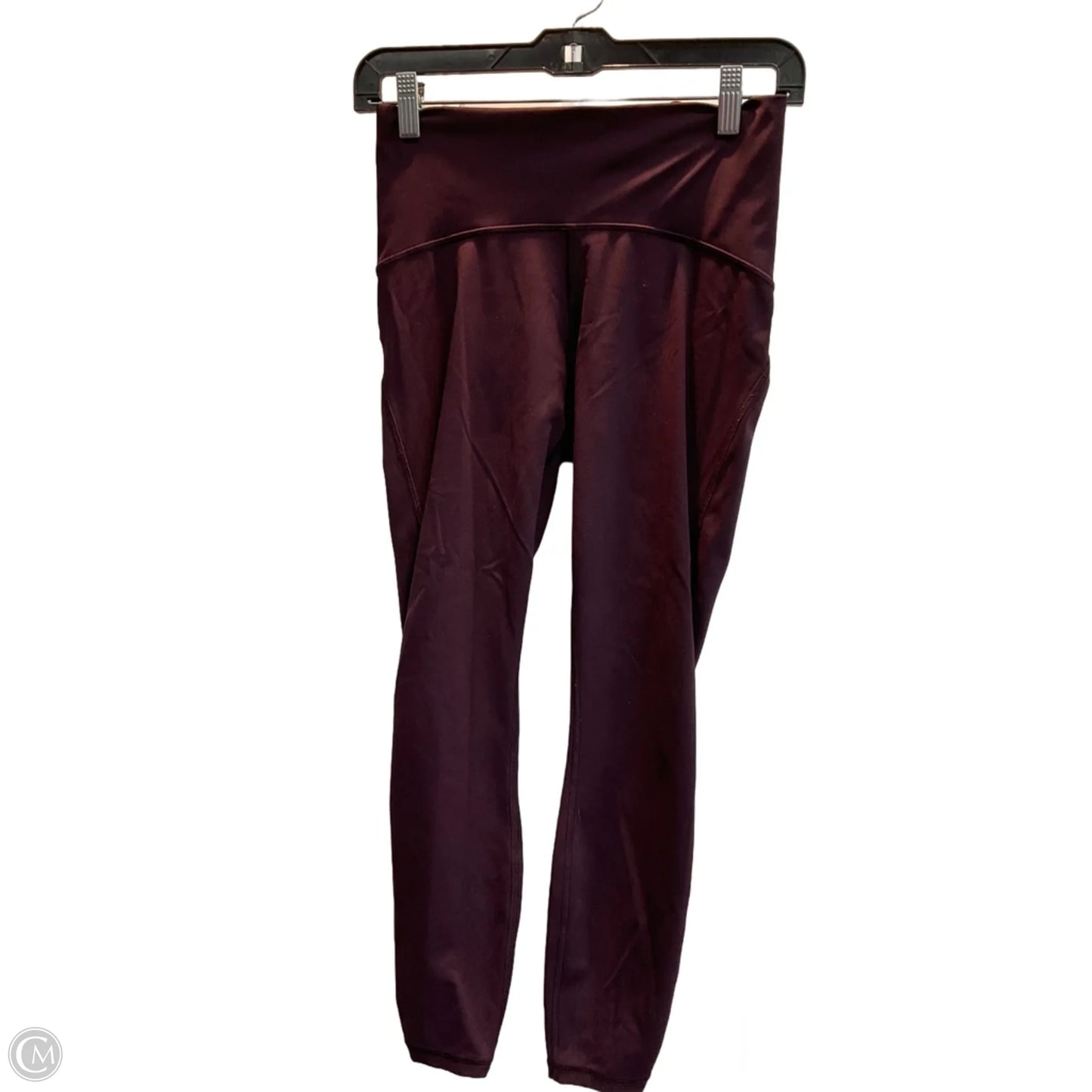Athletic Capris By Lululemon In Maroon, Size: S