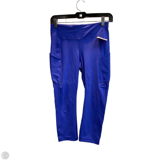 Athletic Capris By Lululemon In Blue, Size: S