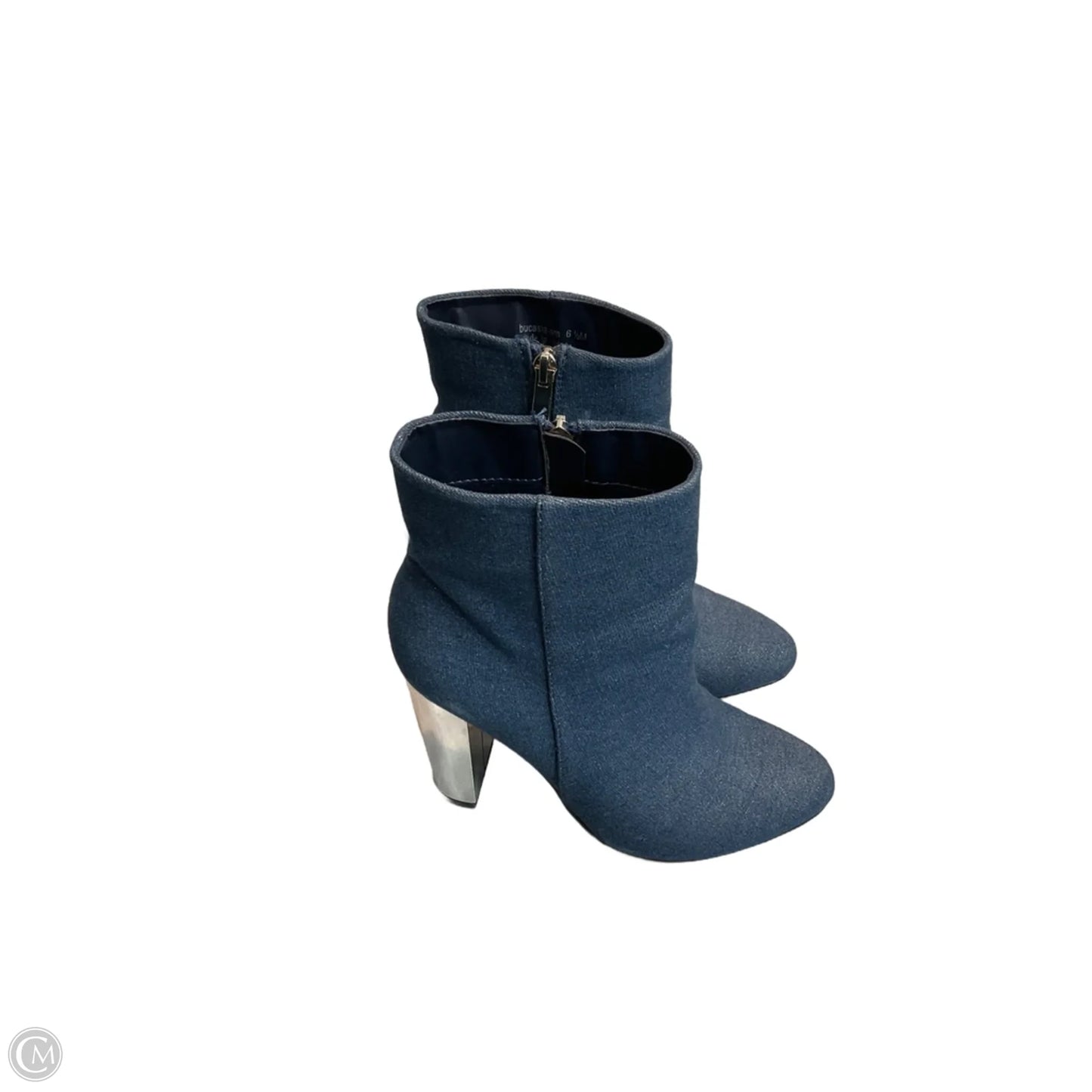 Boots Designer By Neiman Marcus In Blue, Size: 6.5