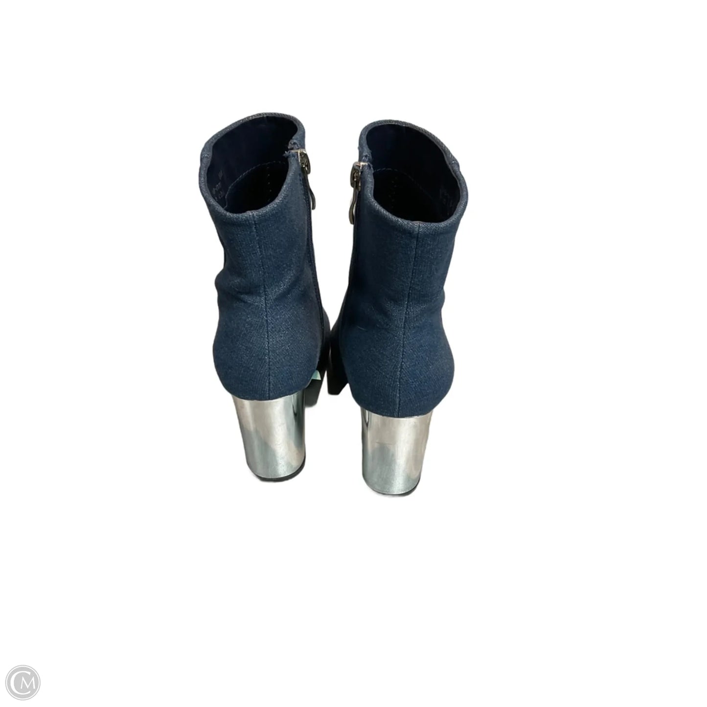 Boots Designer By Neiman Marcus In Blue, Size: 6.5