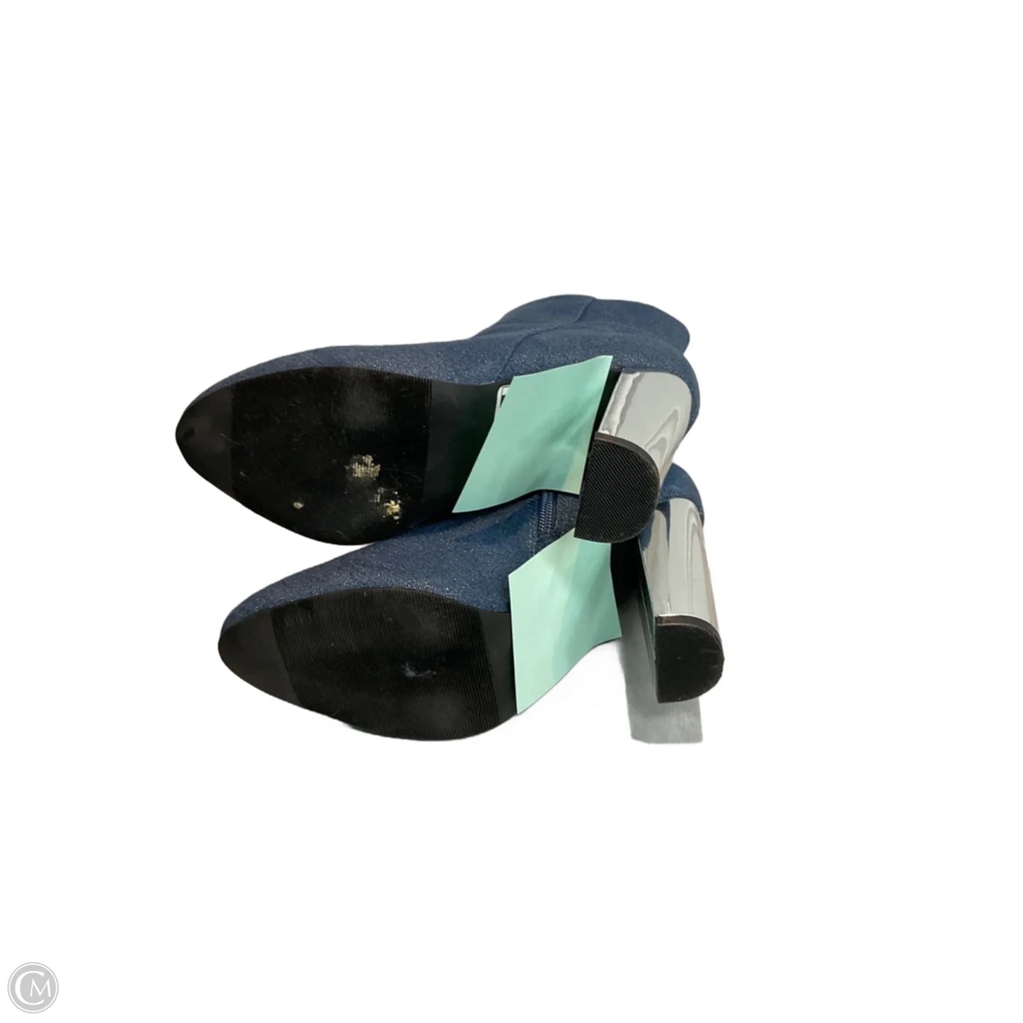 Boots Designer By Neiman Marcus In Blue, Size: 6.5