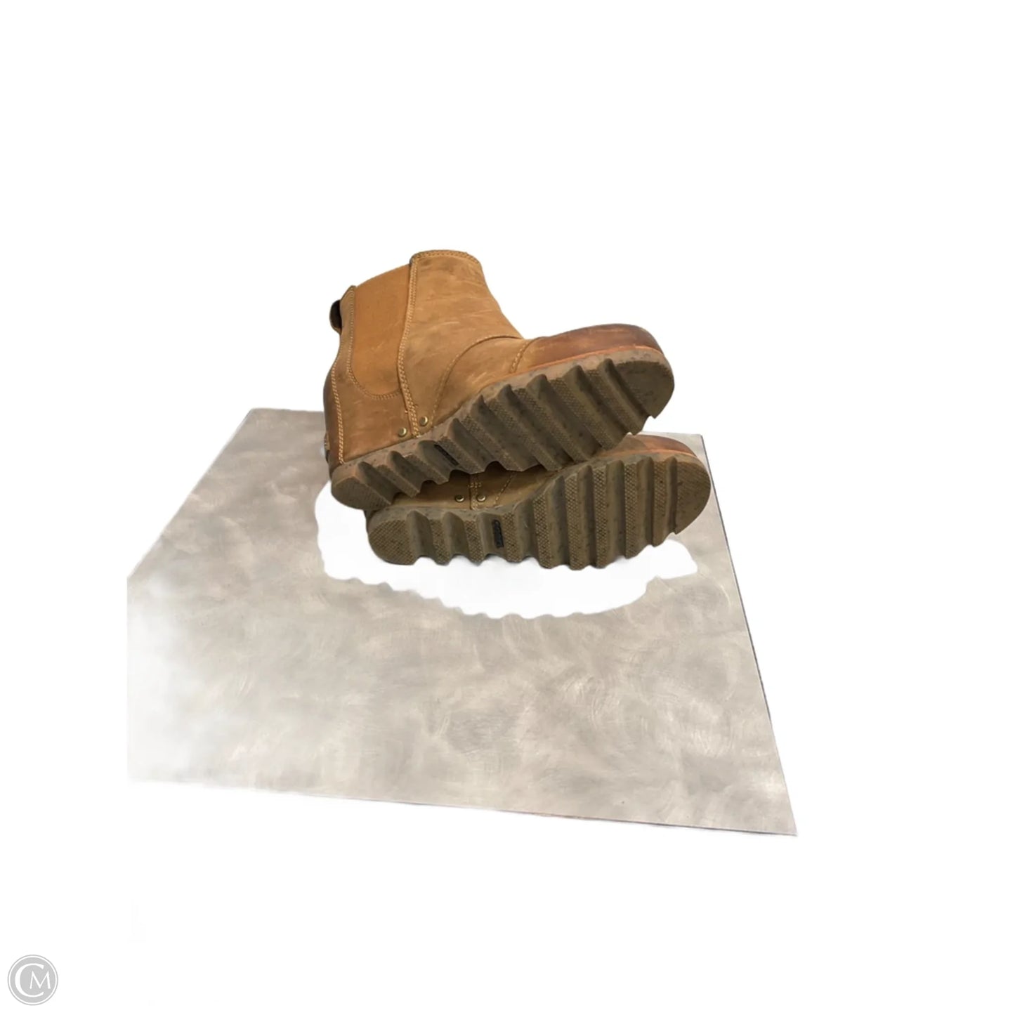 Boots Ankle Heels By Sorel In Brown, Size: 6.5