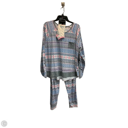 Pajamas 2pc By Cuddl Duds In Multi-colored, Size: Xl