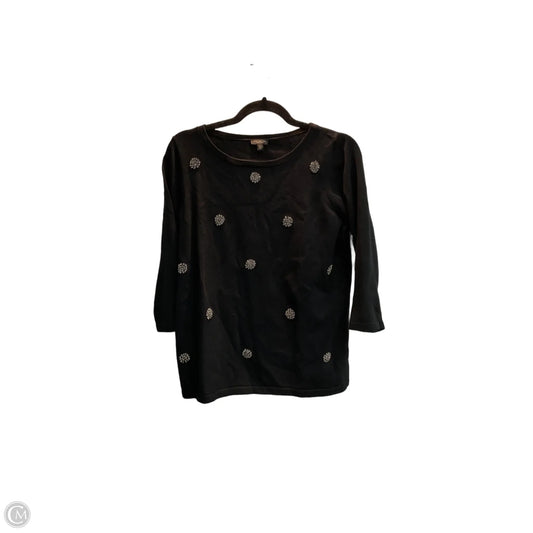 Sweater By Talbots In Black, Size: Xlp