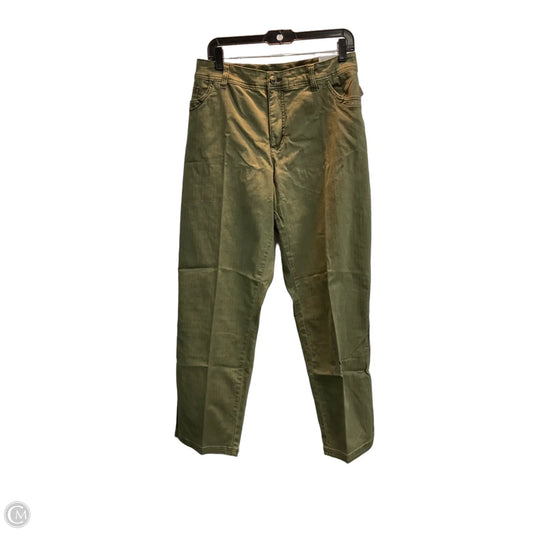 Jeans Straight By Cj Banks In Green Denim, Size: 20