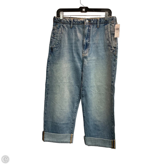 Jeans Wide Leg By Pilcro In Blue Denim, Size: 8