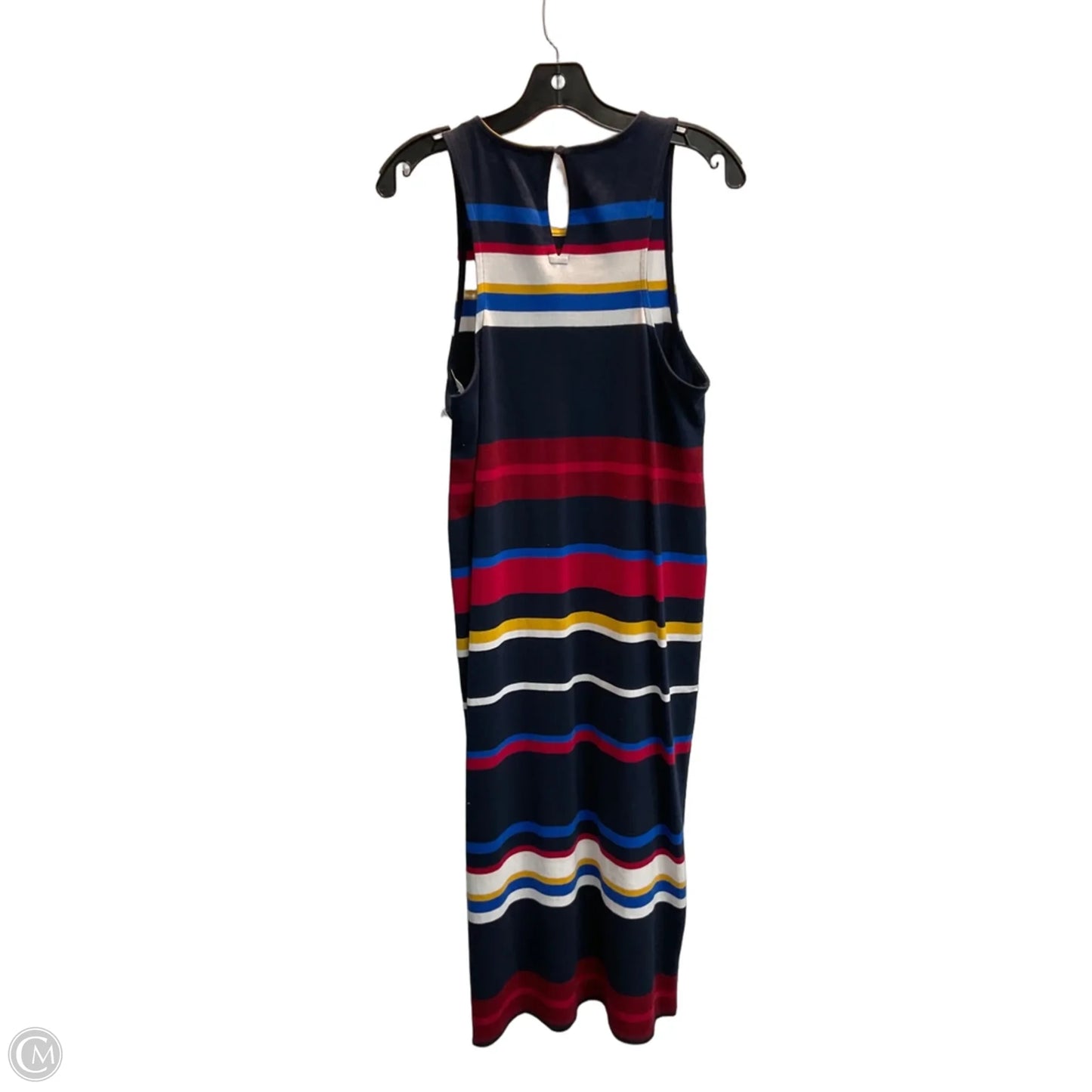 Dress Casual Maxi By Loft In Striped Pattern, Size: Mp