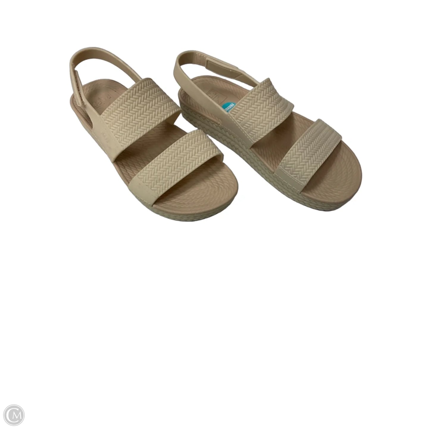 Sandals Heels Platform By Reef In Tan, Size: 7