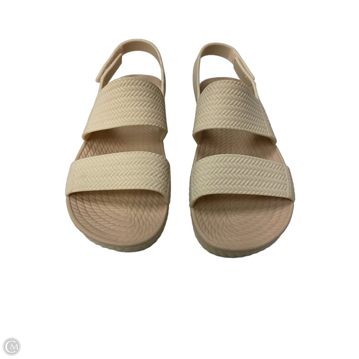 Sandals Heels Platform By Reef In Tan, Size: 7