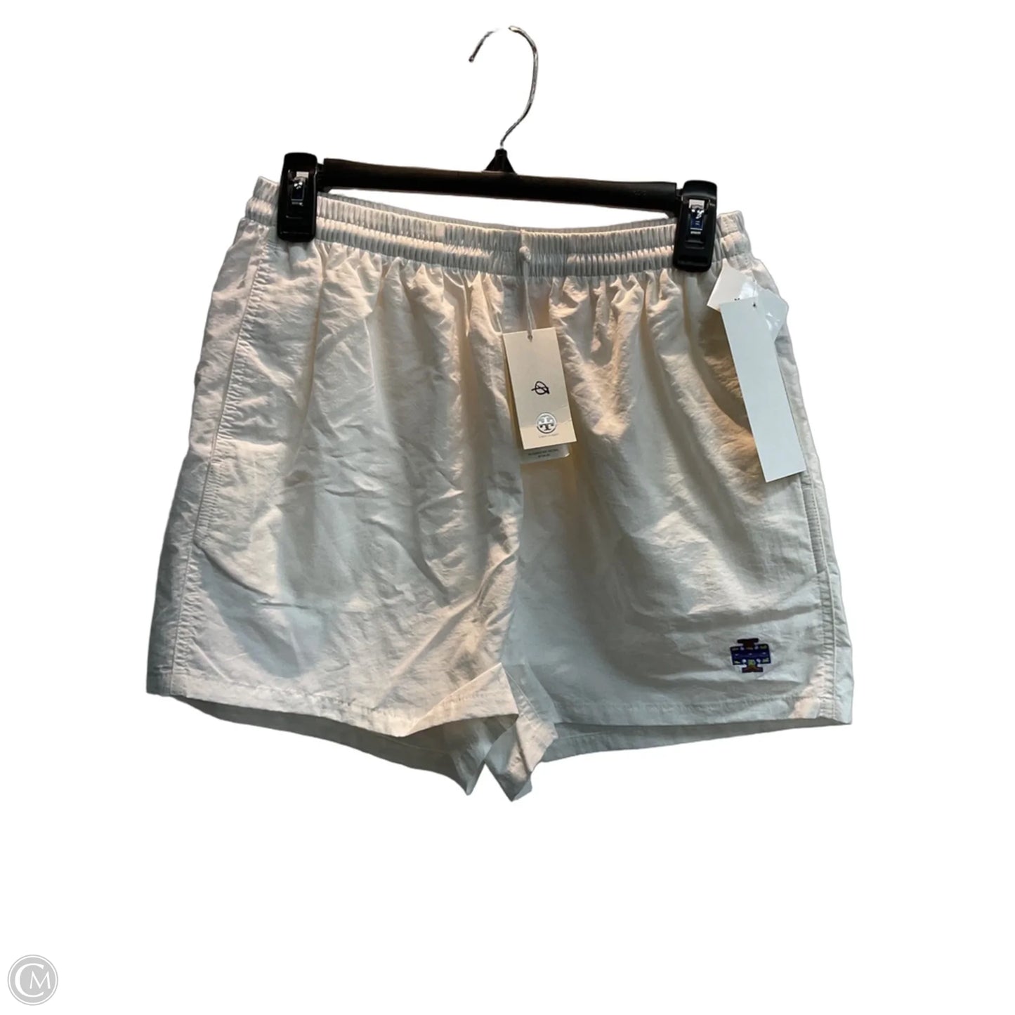 Shorts Designer By Tory Burch In White, Size: S