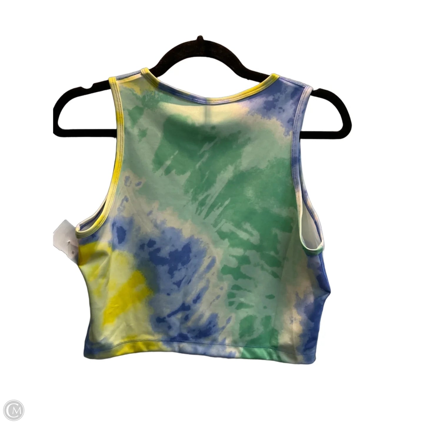Athletic Tank Top By Nike In Tie Dye Print, Size: M