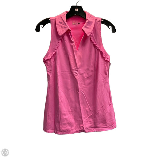 Top Sleeveless Designer By Lilly Pulitzer In Pink, Size: S