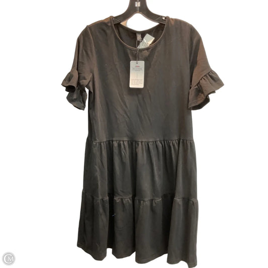 Dress Casual Midi By Clothes Mentor In Black, Size: L