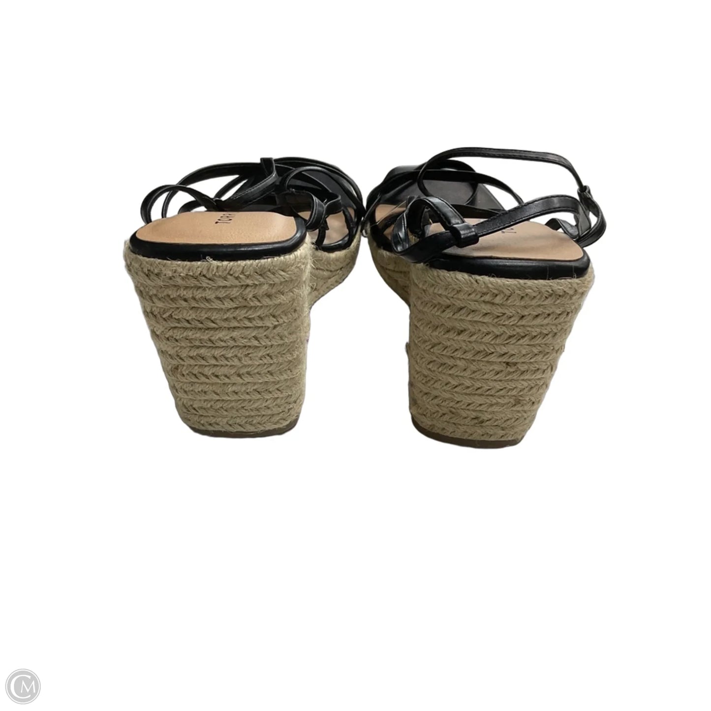 Sandals Heels Wedge By Torrid In Black, Size: 13